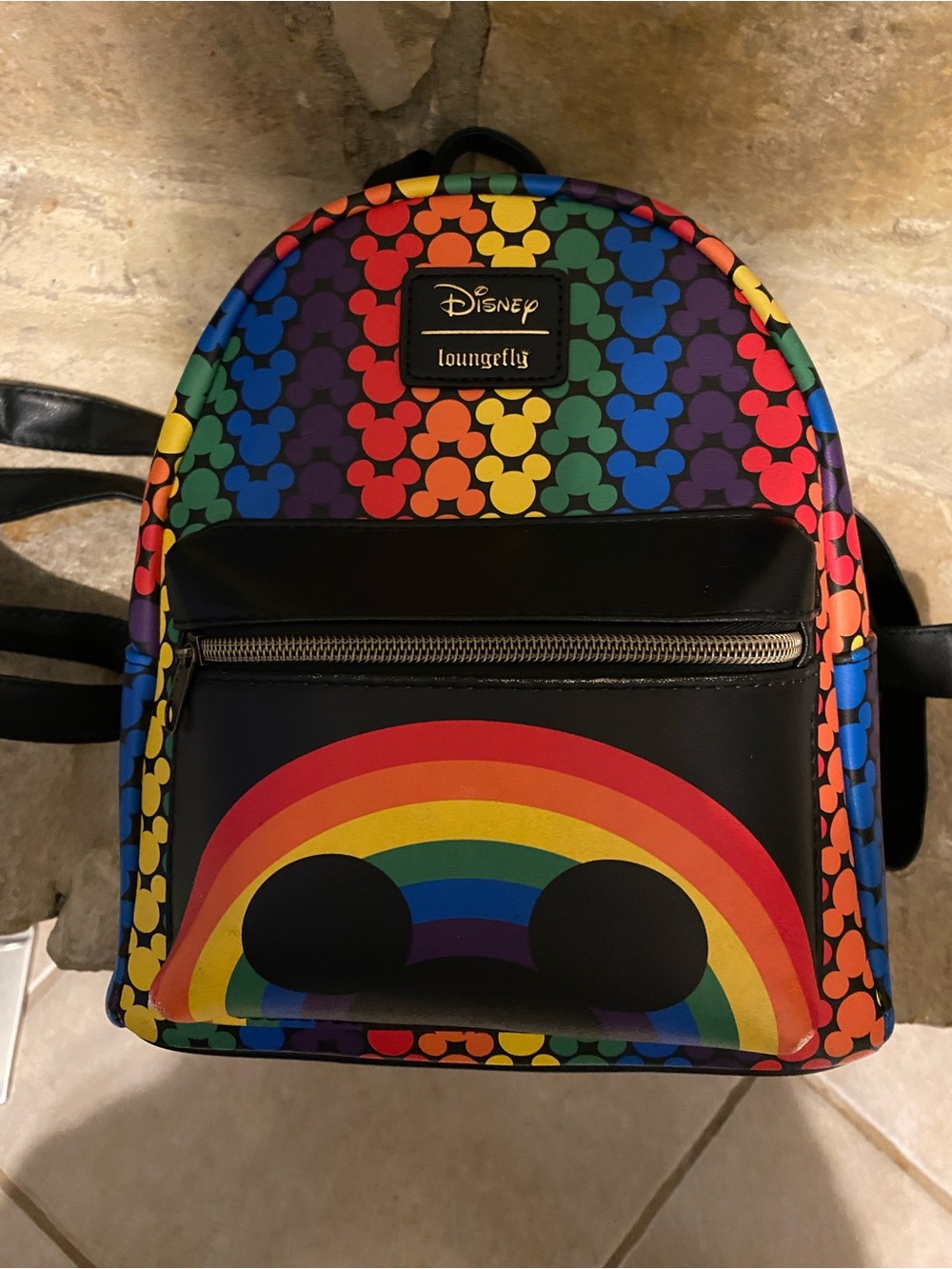 Disney Mickey Rainbow Pride Loungefly backpack